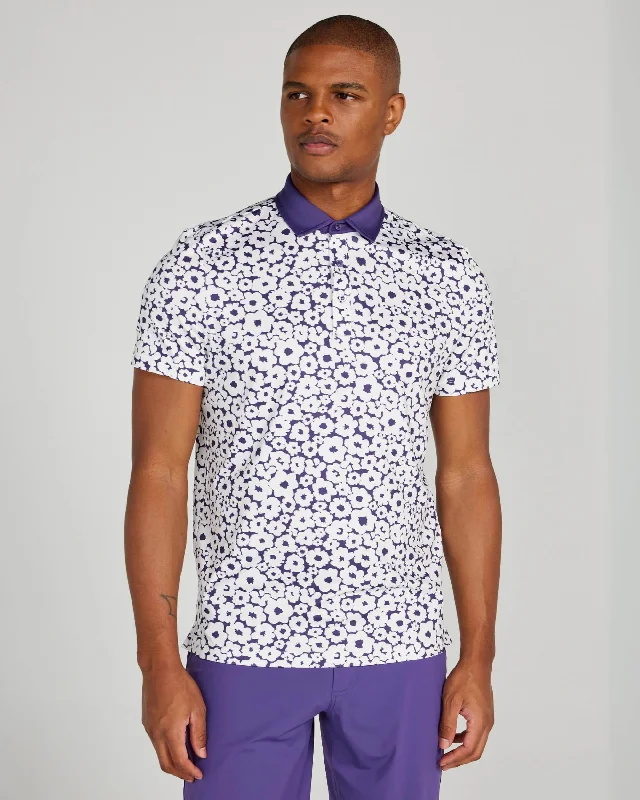 Men's formal - style silk blend polo shirts for special occasionsSayles Polo in Loganberry