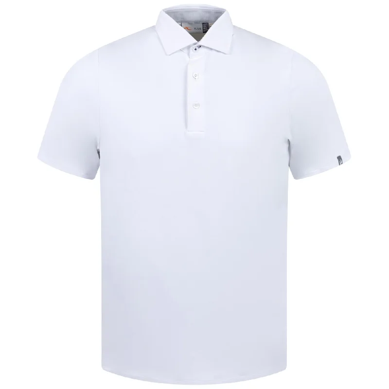 Men's plus size golf polo shirts in moisture wicking fabricSoren Solid Polo White - 2024