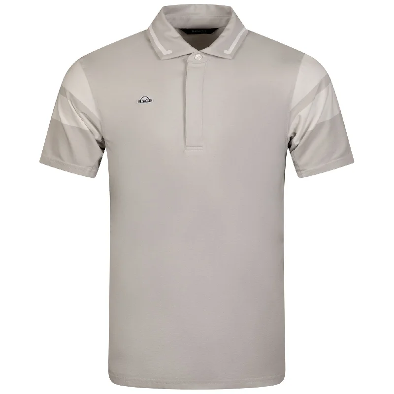 Men's plus size golf polo shirts in moisture wicking fabricTaylor Cap Stripe Glacier/Snow White - AW23