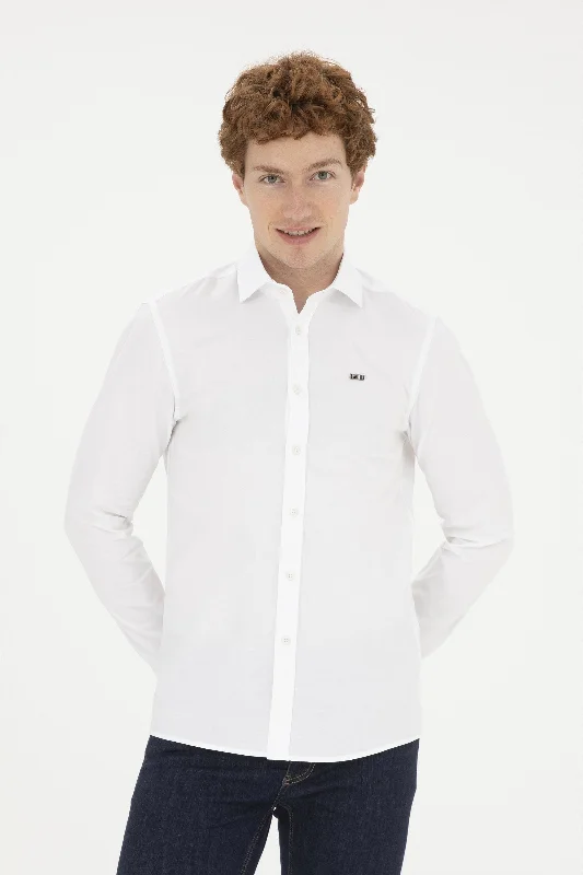Men's slim fit short sleeve polo shirts with contrast collarsKošulja dugih rukava