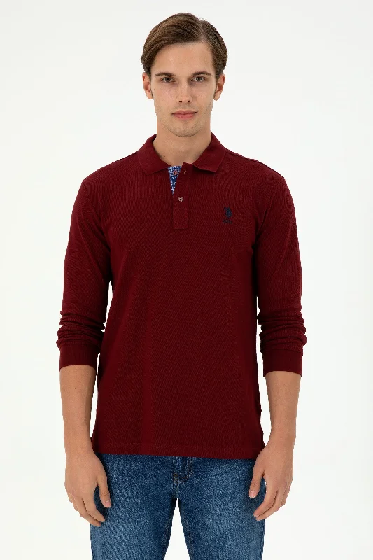 Men's vintage - inspired retro polo shirts with unique patternsPolo majica dugih rukava