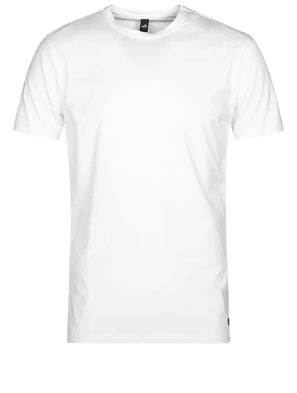 Men's antimicrobial t - shirts for odor - free freshness during travelMen's antimicrobial t - shirts for odor - free freshness during travelCrew Neck T-shirt Pure White
