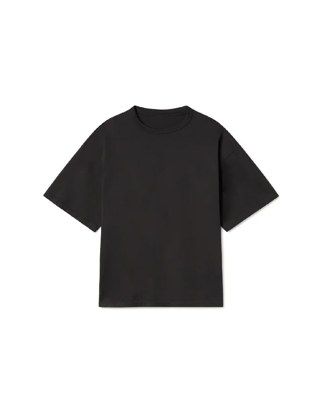 Men's thermal t - shirts with a high - neck design for cold weather100 GSM 'Jet Black' T-Shirt (SAMPLE) Men's thermal t - shirts with a high - neck design for cold weather100 GSM 'Jet Black' T-Shirt (SAMPLE)