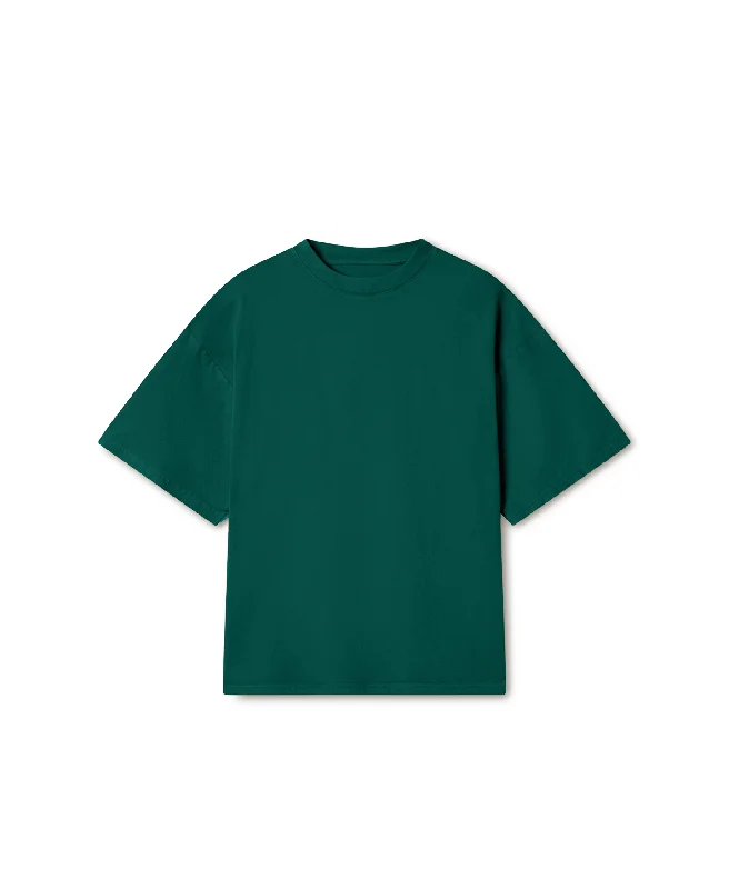 Men's smart - casual checkered t - shirts for semi - formal occasions180 GSM 'British Racing Green' T-Shirt