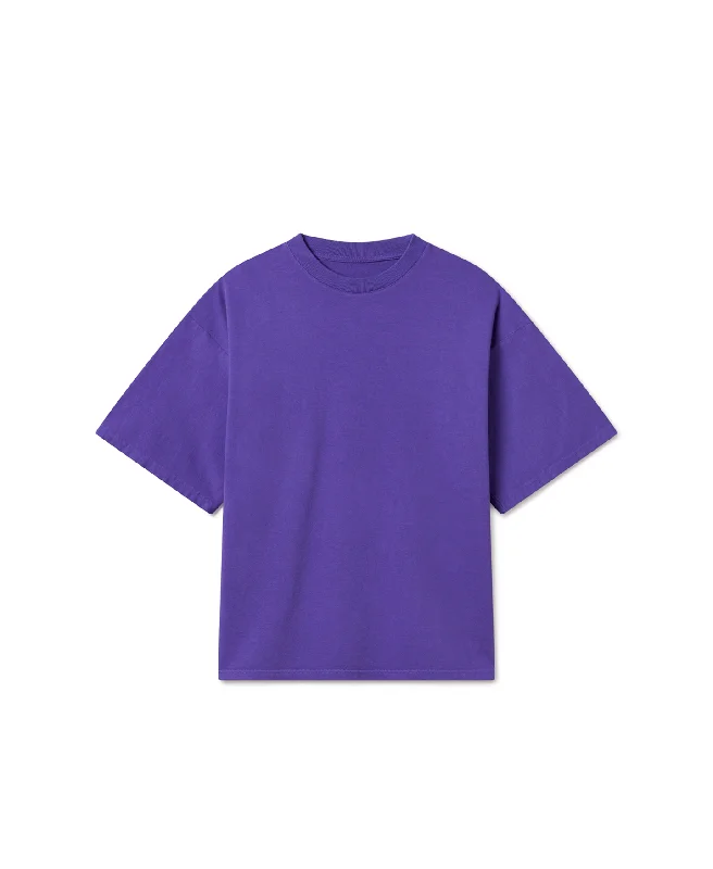 Men's mock - neck t - shirts with a modern and sleek style300 GSM 'Deep Purple' T-Shirt Men's mock - neck t - shirts with a modern and sleek style300 GSM 'Deep Purple' T-Shirt