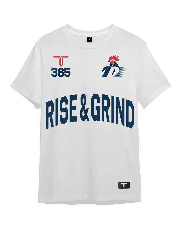 Men's antimicrobial t - shirts for odor - free freshness during travelRise & Grind Arch T-Shirt