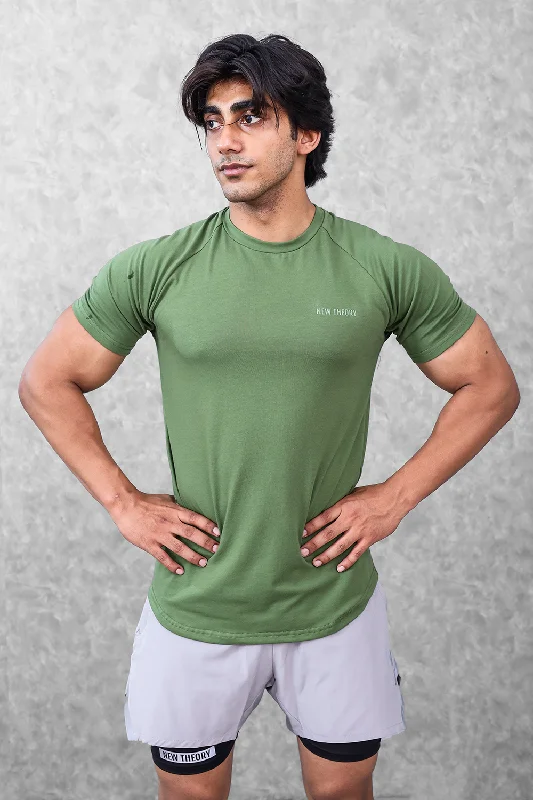 Men's eco - friendly recycled t - shirts for sustainable fashion choicesAlpha Regular T-shirt - Olive