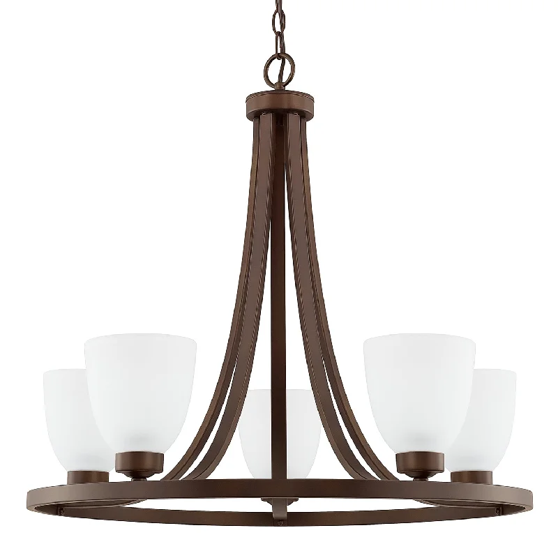 Chandeliers with Metal Frames in Black FinishJameson Chandelier