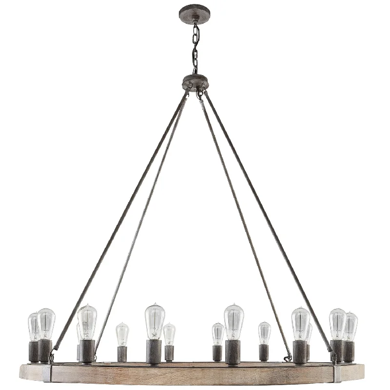 Industrial Iron Chandeliers for Loft - Inspired SpacesAustin  Chandelier