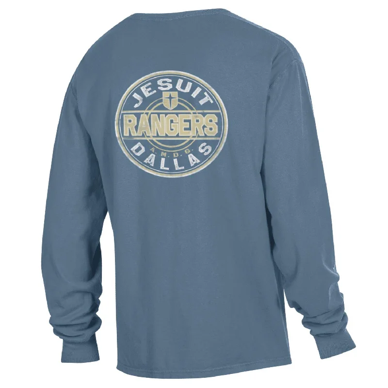 Men's tie - dye t - shirts with a bohemian styleComfort Wash L/S T-shirt