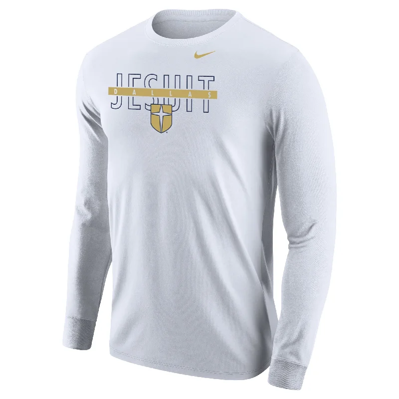 Men's eco - friendly recycled t - shirts for sustainable fashion choicesNike Core Cotton Long Sleeve Tee