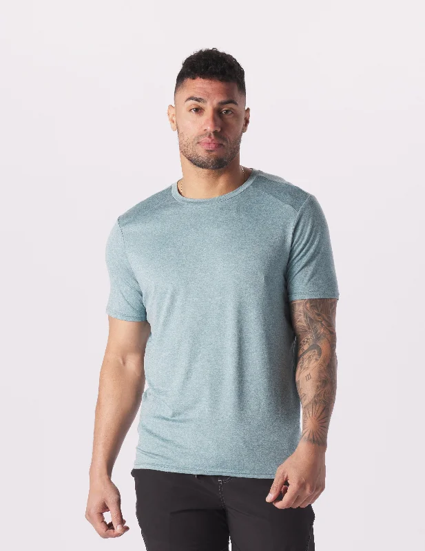 Men's v - neck muscle t - shirts for a body - building aestheticSalton Short Sleeve: Lagoon Men's v - neck muscle t - shirts for a body - building aestheticSalton Short Sleeve: Lagoon