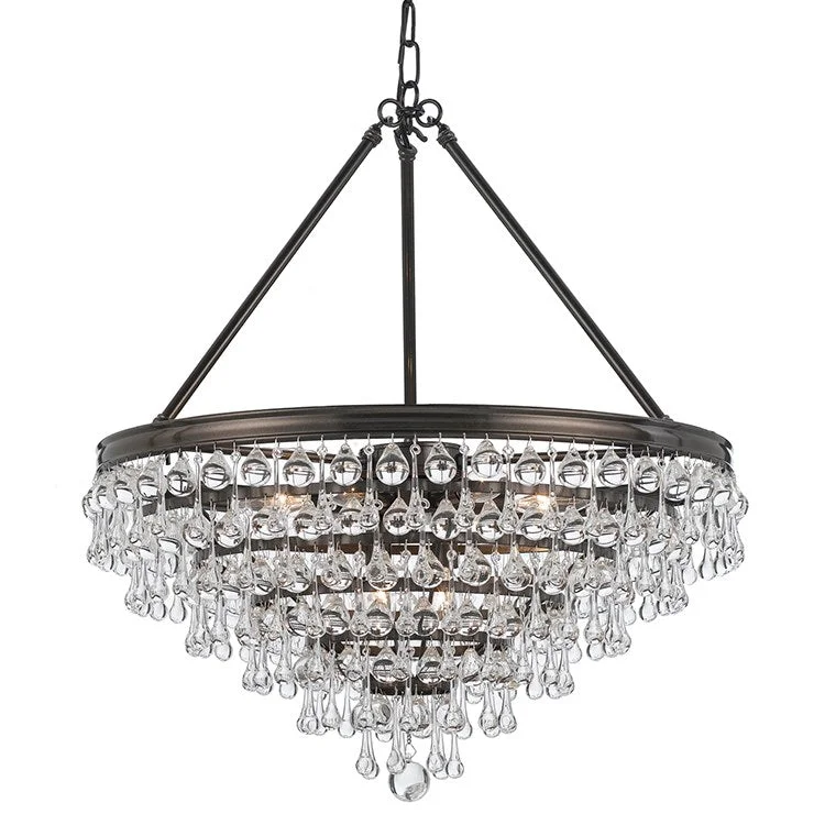 Rustic Wood Chandeliers for Country - Style HousesCalypso Eight-Light Chandelier