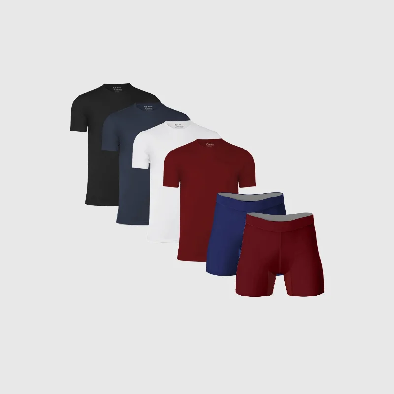 Men's distressed denim - look t - shirts with a rugged appealDate Night 6-Pack