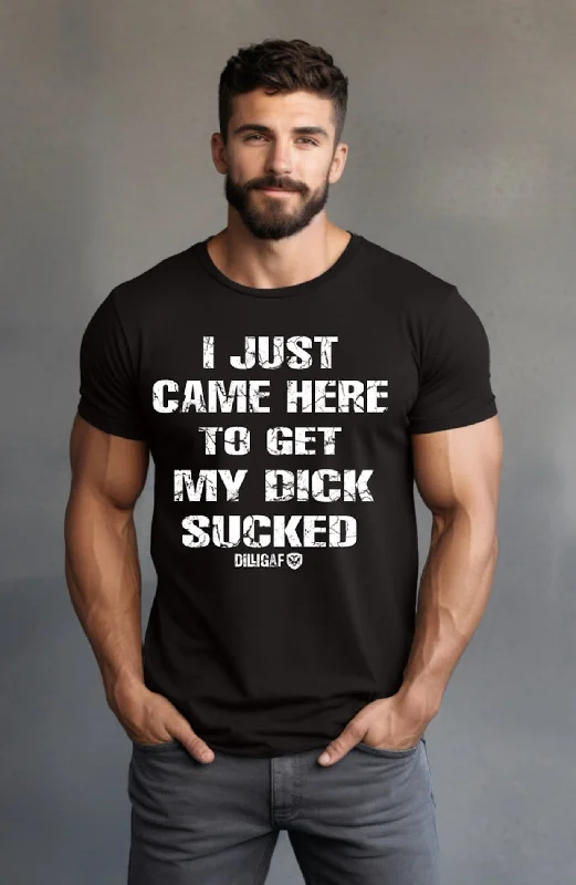Men's UV - protection t - shirts for outdoor activities in the sunDick Sucked T-Shirt