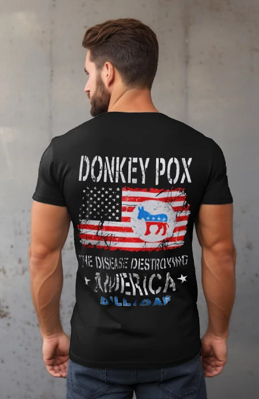 Men's lightweight performance t - shirts for running marathonsDonkey Pox T-shirt