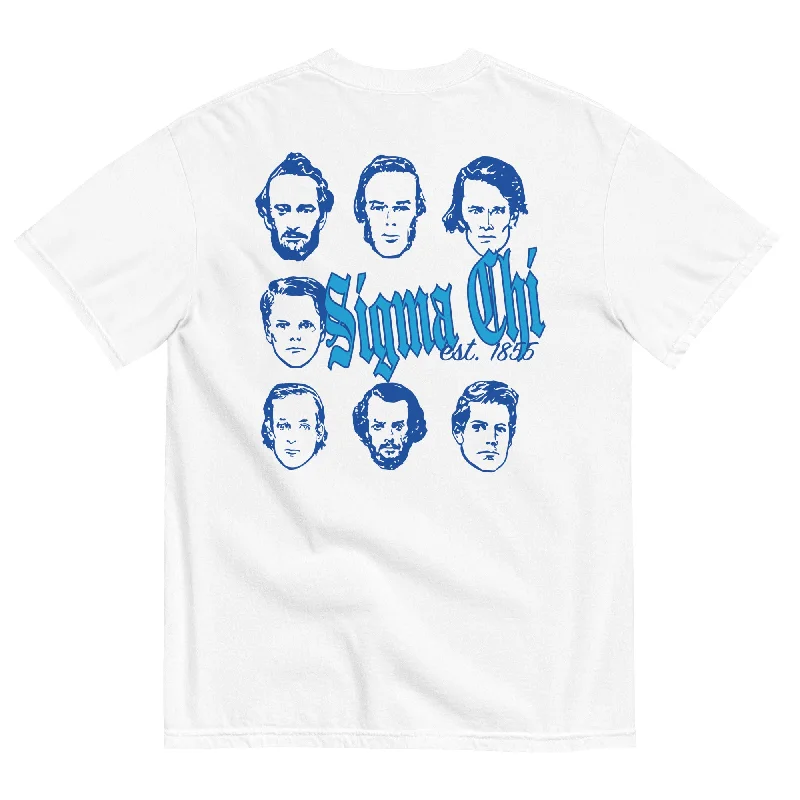 Men's organic cotton crew - neck t - shirts for everyday comfortDrop 007: Sigma Chi Lucky Number 7 T-Shirt by Comfort Colors