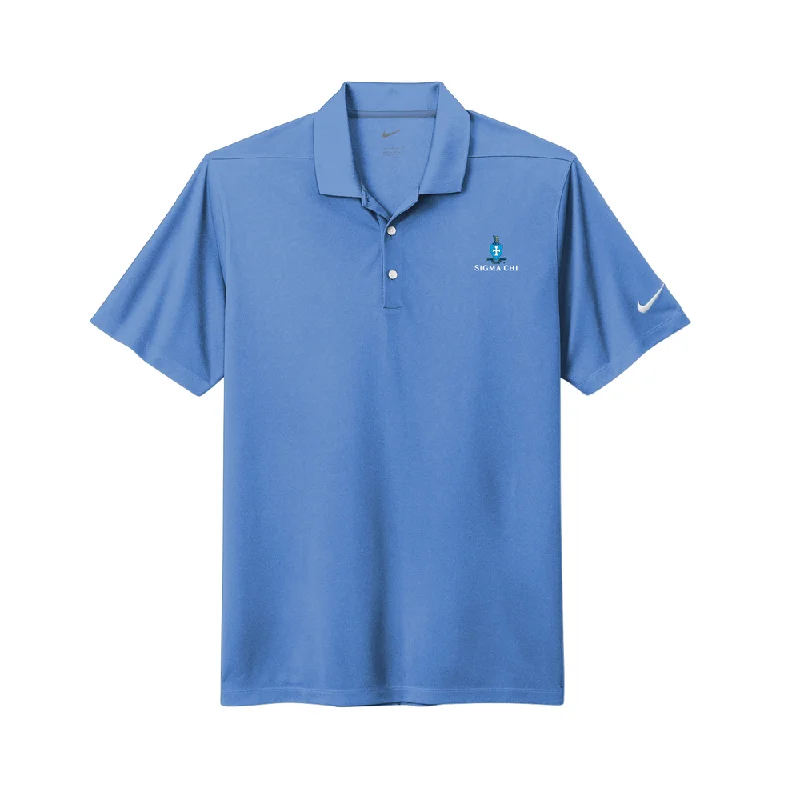 Men's smart - casual checkered t - shirts for semi - formal occasionsSigma Chi Executive Polo by Nike