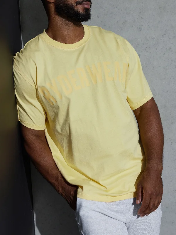 Men's short - sleeve linen t - shirts for summer beach outingsForce Oversized T-Shirt - Mango