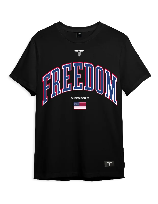 Men's plus - size pocket t - shirts with a classic lookFreedom T-Shirt - Black