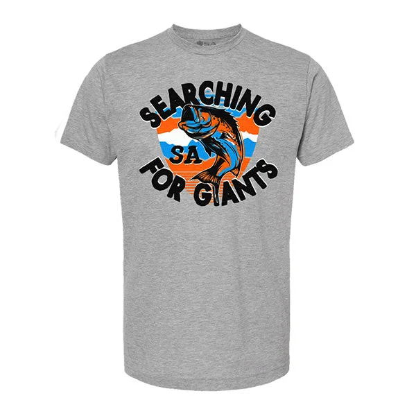 Men's antimicrobial t - shirts for odor - free freshness during travelGraphic Tee | Giants | Heather Grey