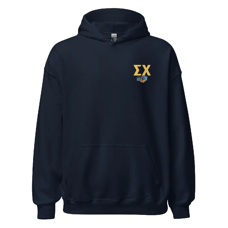 Men's eco - friendly recycled t - shirts for sustainable fashion choicesSigma Chi Holiday Hoodie