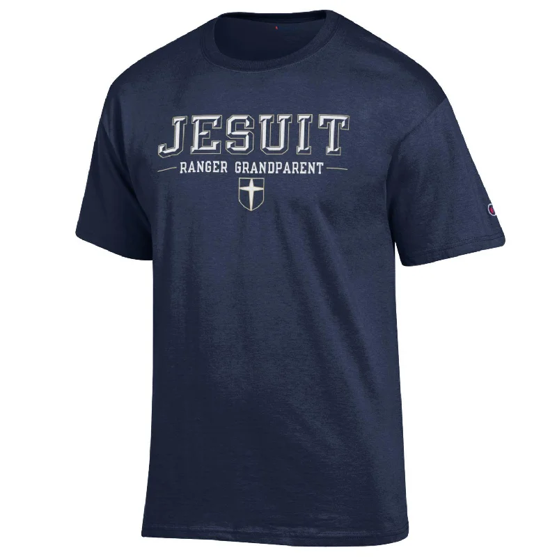Men's long - sleeve henley t - shirts with button - down placketsJesuit Grandparent T-shirt