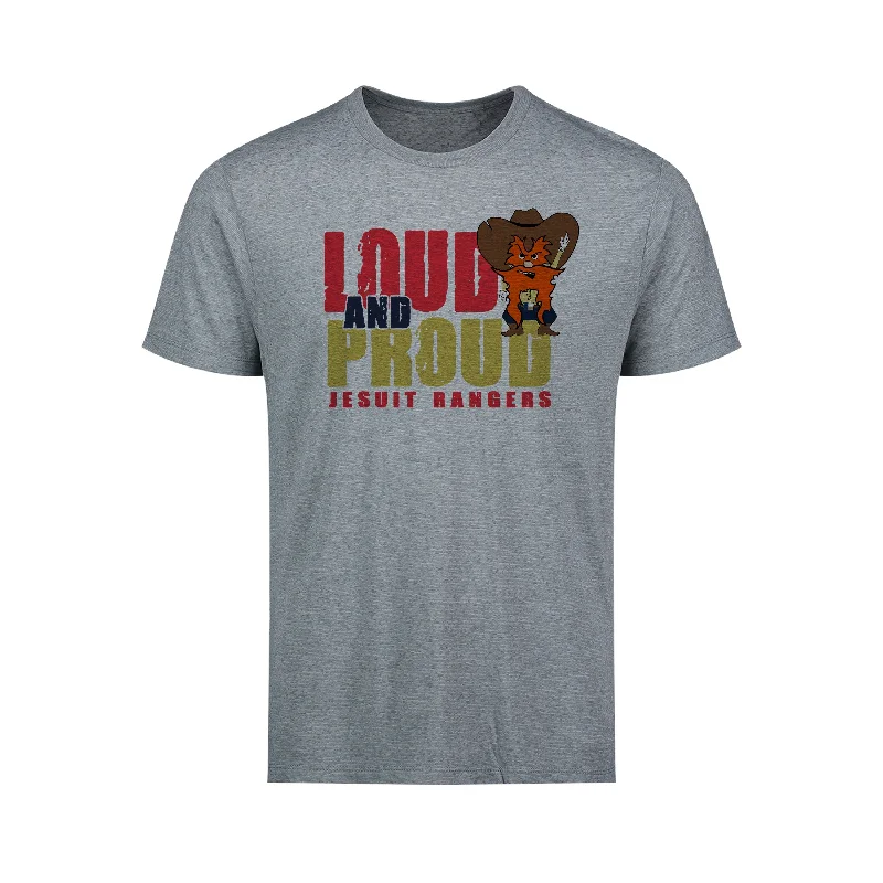 Men's organic cotton crew - neck t - shirts for everyday comfortJesuit Rangers Short Sleeve T-shirt