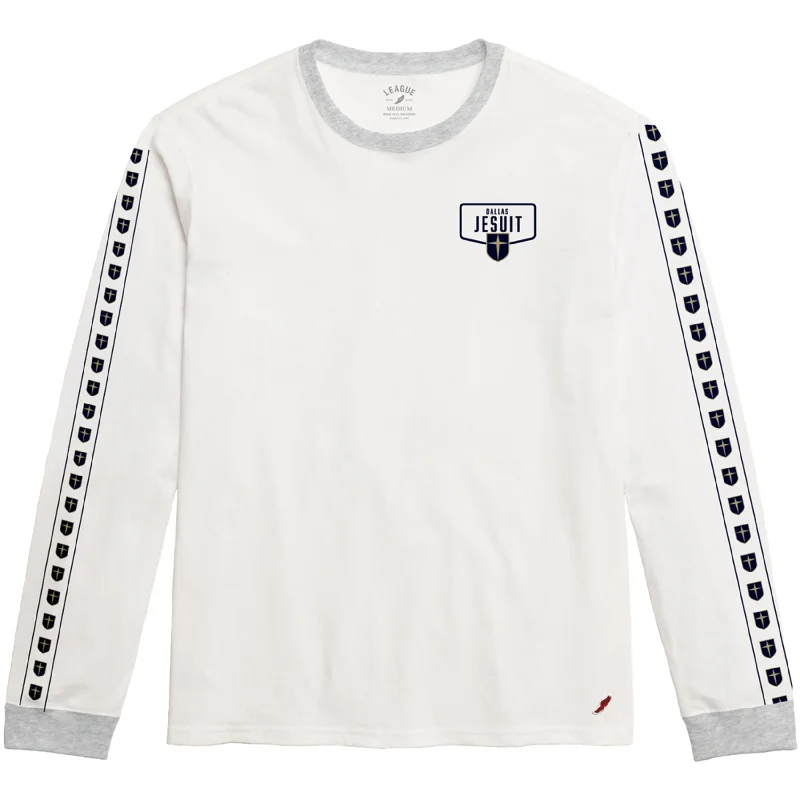 Men's organic cotton crew - neck t - shirts for everyday comfortJesuit Dallas L/S t-shirt w sleeve print