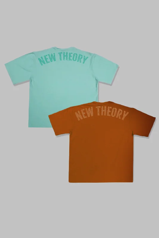 Men's smart - casual checkered t - shirts for semi - formal occasionsLegacy Oversized T-Shirt - Mint & Rust