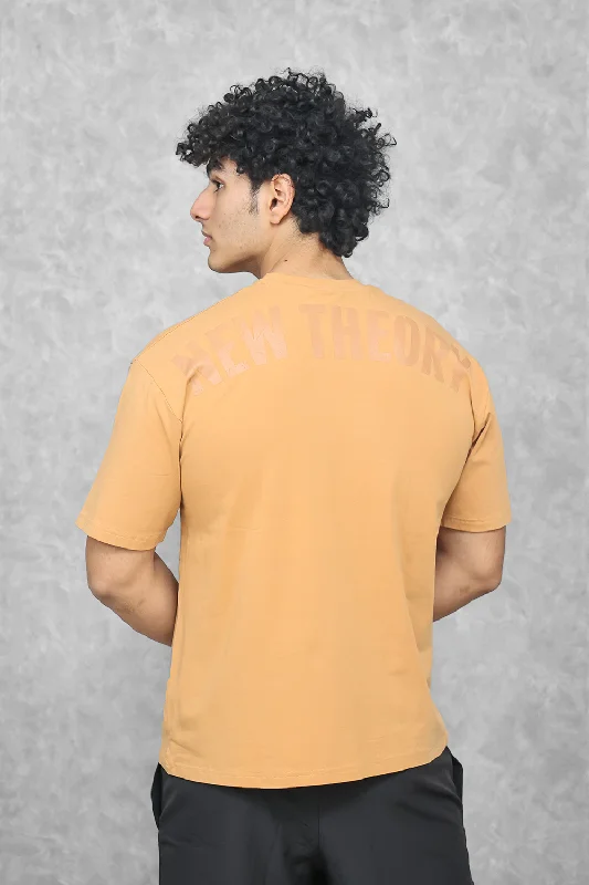 Men's tie - dye t - shirts with a bohemian styleLegacy Oversized T-Shirt - Yellow