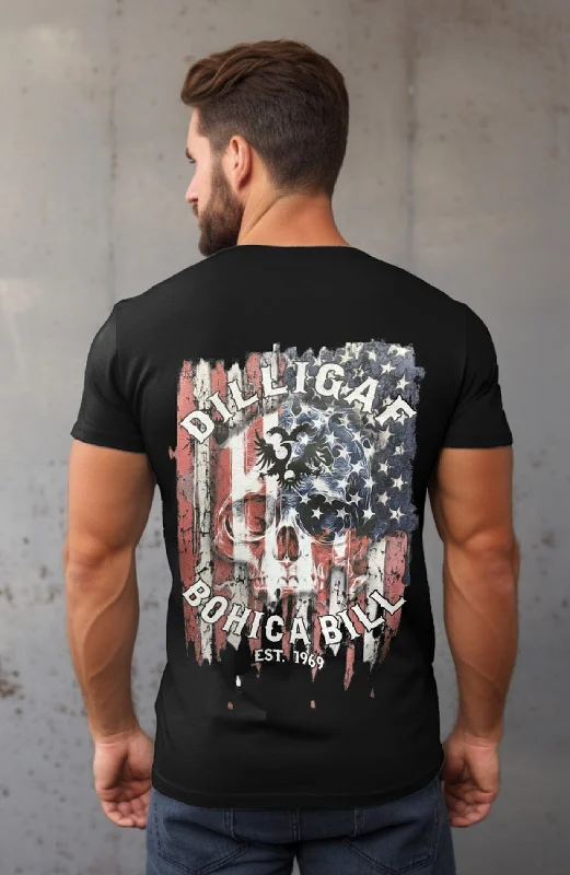 Men's ribbed t - shirts with a textured finish for added styleLife Liberty or Death Dilligaf Tee Men's ribbed t - shirts with a textured finish for added styleLife Liberty or Death Dilligaf Tee