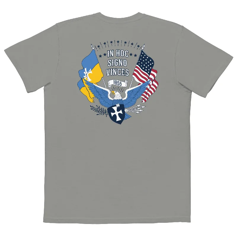Men's lightweight performance t - shirts for running marathonsSigma Chi 4th of July Pocket Tee by Comfort Colors (2022) Men's lightweight performance t - shirts for running marathonsSigma Chi 4th of July Pocket Tee by Comfort Colors (2022)