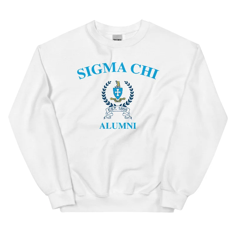 Men's UV - protection t - shirts for outdoor activities in the sunSigma Chi Alumni Crewneck Men's UV - protection t - shirts for outdoor activities in the sunSigma Chi Alumni Crewneck