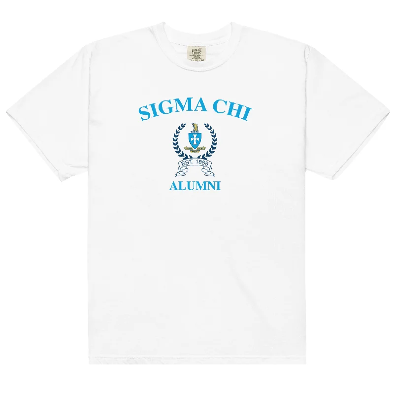 Men's tie - dye t - shirts with a bohemian styleSigma Chi Alumni T-Shirt