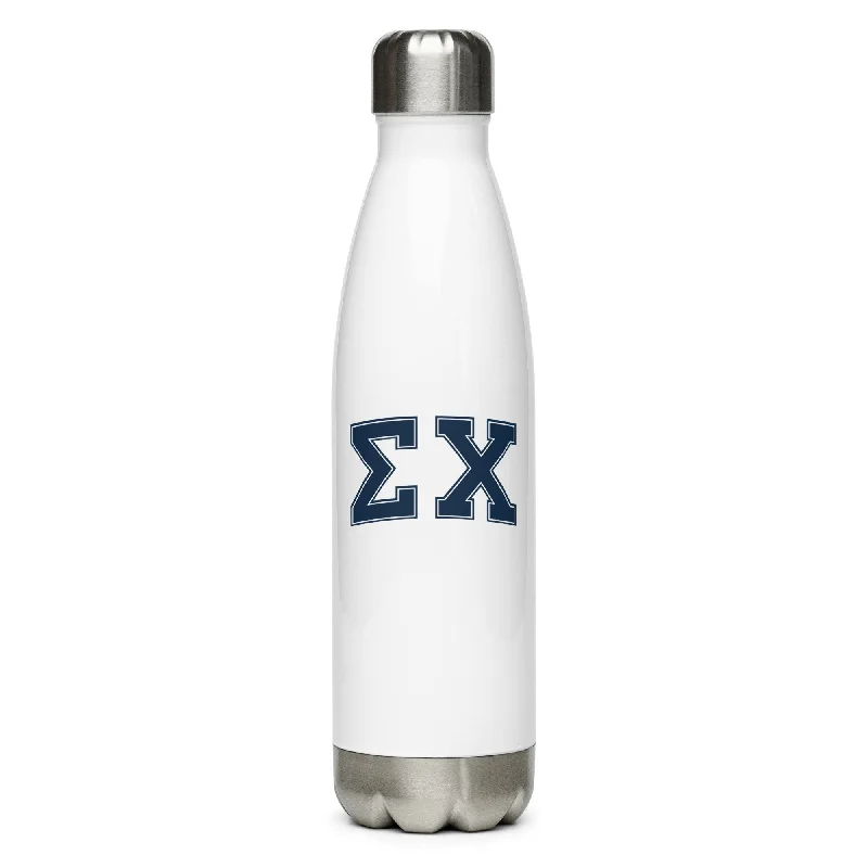 Men's thermal t - shirts with a high - neck design for cold weatherSigma Chi Stainless Steel Water Bottle Men's thermal t - shirts with a high - neck design for cold weatherSigma Chi Stainless Steel Water Bottle