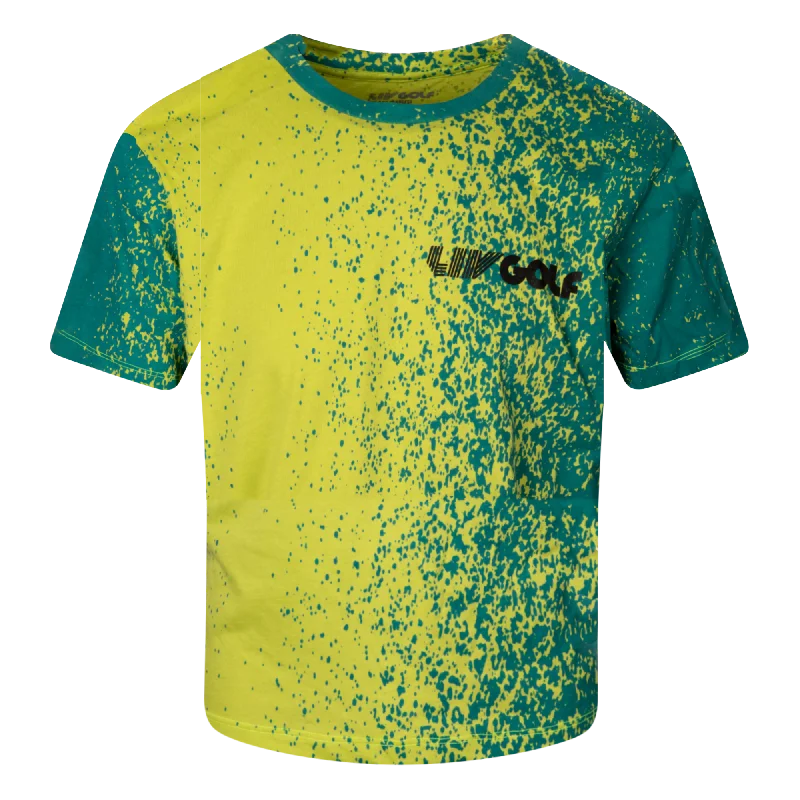 Men's printed Hawaiian t - shirts for tropical vacationsLIV Golf | Youth Spray Tee