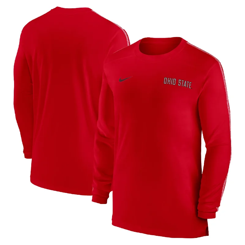 Men's thermal t - shirts with a high - neck design for cold weatherMen's Dri-Fit Coaches Long Sleeve T-Shirt