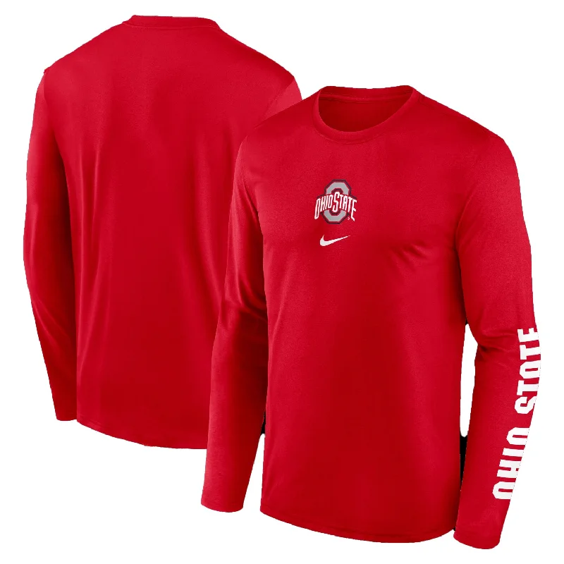 Men's polo t - shirts with a contrast collar for a preppy lookMen's Legend Lockup Long Sleeve T-Shirt