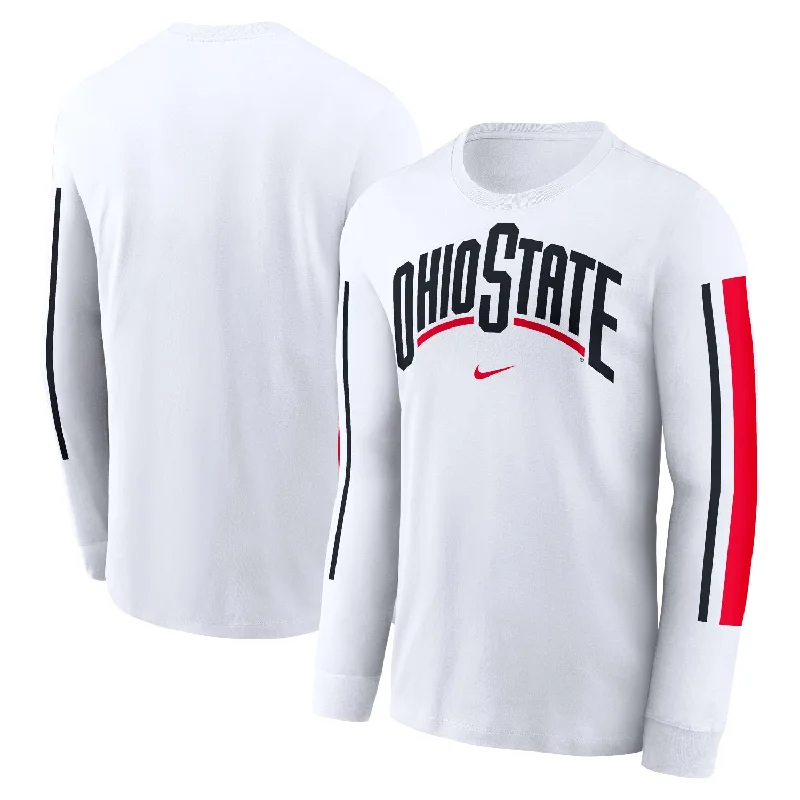 Men's distressed denim - look t - shirts with a rugged appealMen's Spirit Slogan Long Sleeve T-Shirt
