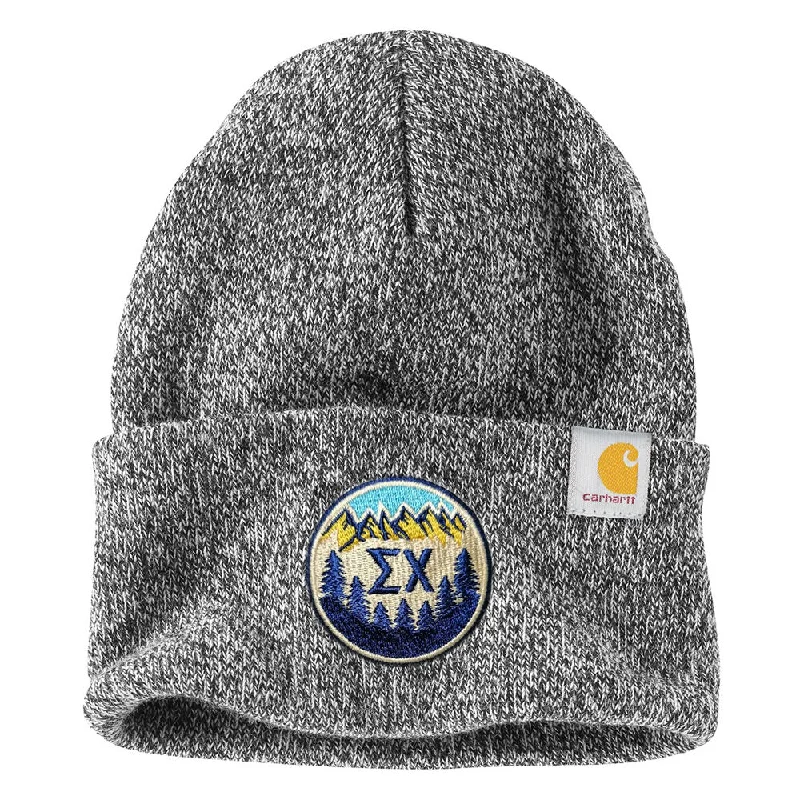 Men's polo t - shirts with a contrast collar for a preppy lookOUTDOORS COLLECTION: Sigma Chi Beanie by Carhartt