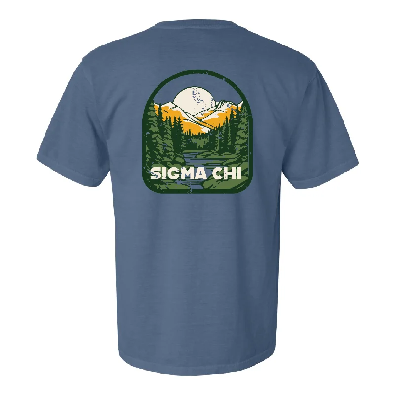 Men's long - sleeve henley t - shirts with button - down placketsOUTDOORS COLLECTION: Sigma Chi T-Shirt Men's long - sleeve henley t - shirts with button - down placketsOUTDOORS COLLECTION: Sigma Chi T-Shirt