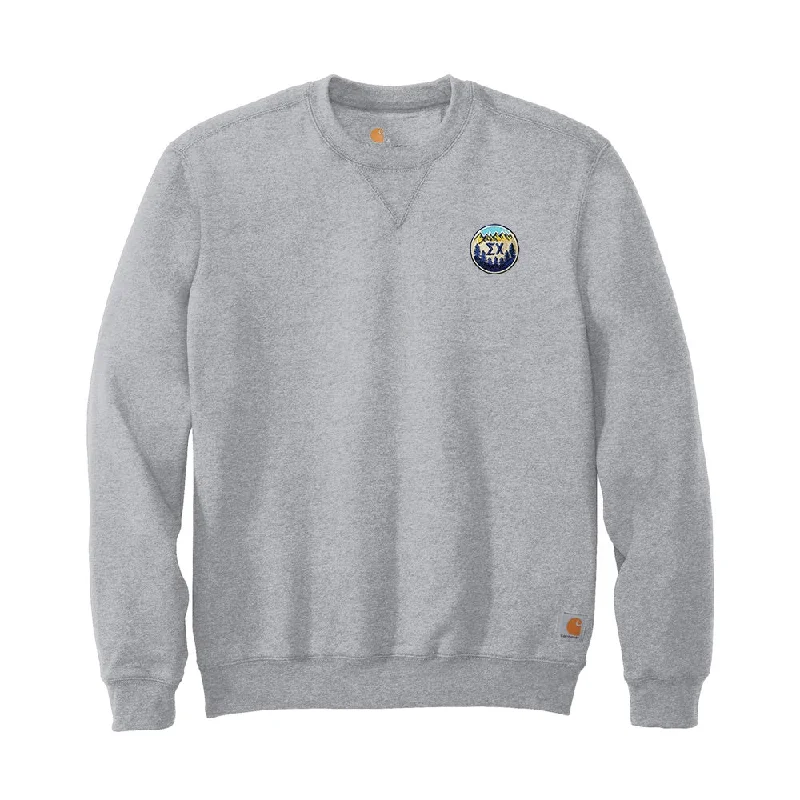 Men's v - neck muscle t - shirts for a body - building aestheticOUTDOORS COLLECTION: Sigma Chi Crewneck Sweatshirt by Carhartt