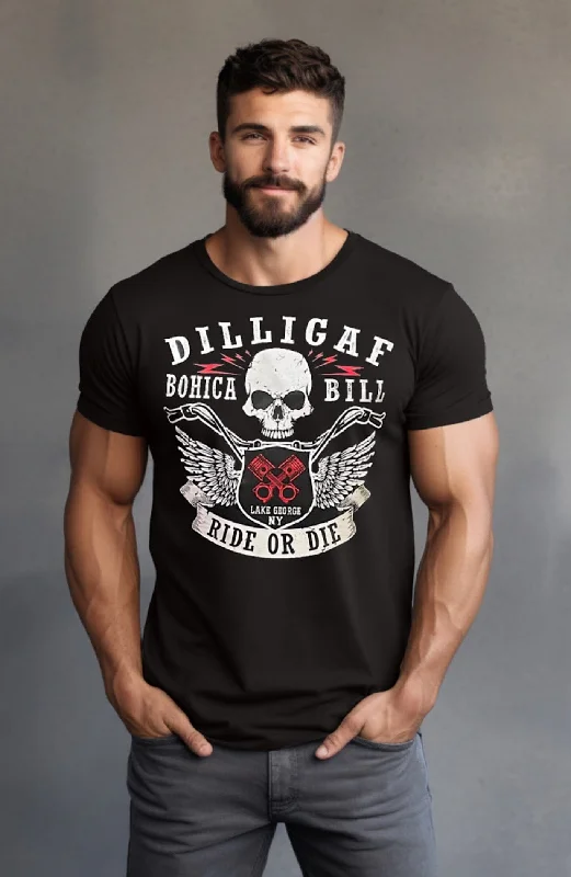 Men's eco - friendly recycled t - shirts for sustainable fashion choicesRide or Die T-shirt Men's eco - friendly recycled t - shirts for sustainable fashion choicesRide or Die T-shirt