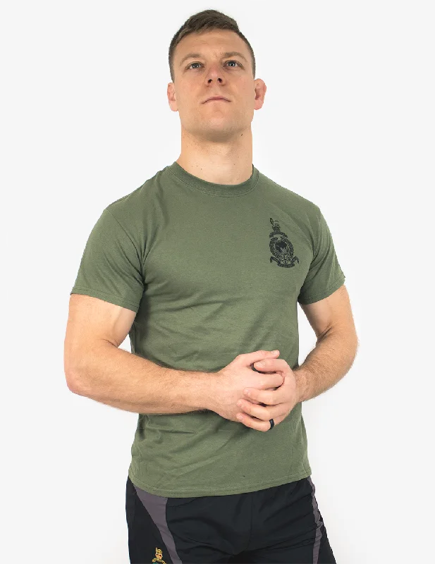 Men's organic cotton crew - neck t - shirts for everyday comfortBasic Royal Marines Commando T-Shirt - Military Green