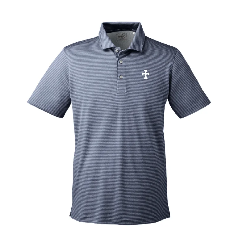 Men's distressed denim - look t - shirts with a rugged appealSigma Chi Cross Performance Polo by Puma