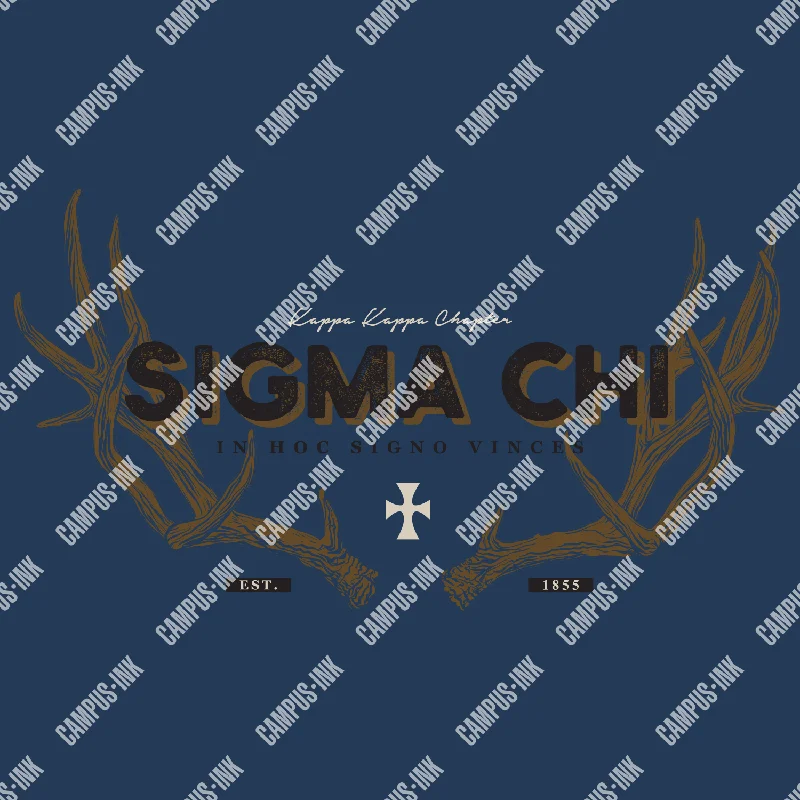 Men's v - neck muscle t - shirts for a body - building aestheticSigma Chi Deer Antler Design Men's v - neck muscle t - shirts for a body - building aestheticSigma Chi Deer Antler Design