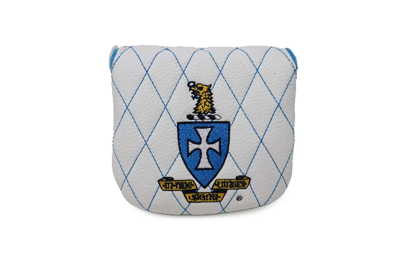 Men's short - sleeve linen t - shirts for summer beach outingsSigma Chi Diamond Stitch Mallet Putter Cover