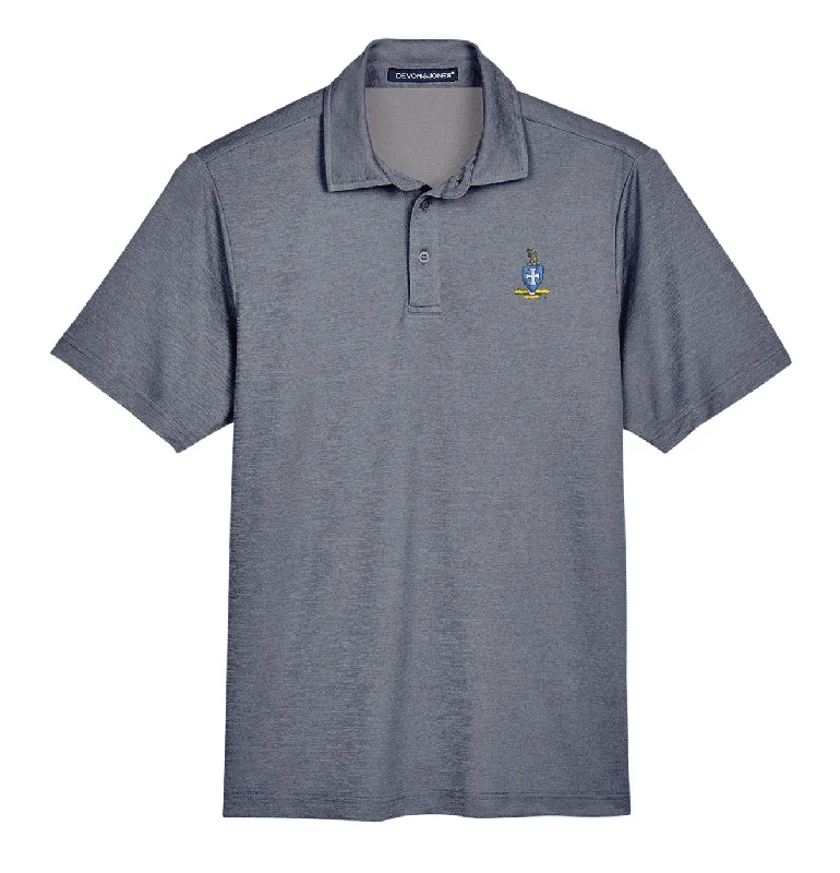 Men's moisture - wicking athletic t - shirts for intense workoutsSigma Chi Executive Crest Polo by Devon & Jones Men's moisture - wicking athletic t - shirts for intense workoutsSigma Chi Executive Crest Polo by Devon & Jones