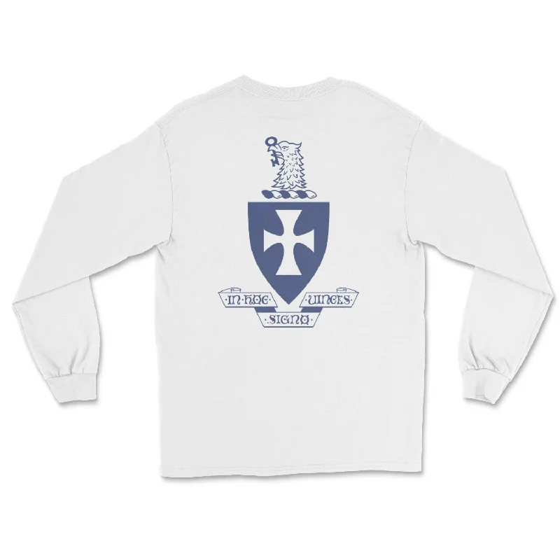 Men's organic cotton crew - neck t - shirts for everyday comfortSigma Chi Letters & Crest Long Sleeve T-Shirt Men's organic cotton crew - neck t - shirts for everyday comfortSigma Chi Letters & Crest Long Sleeve T-Shirt